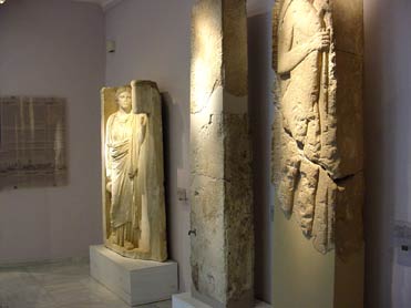 Kerameikos Museum, grave steles