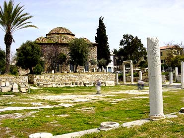 Roman Agora - view to Fetiye Tsami 